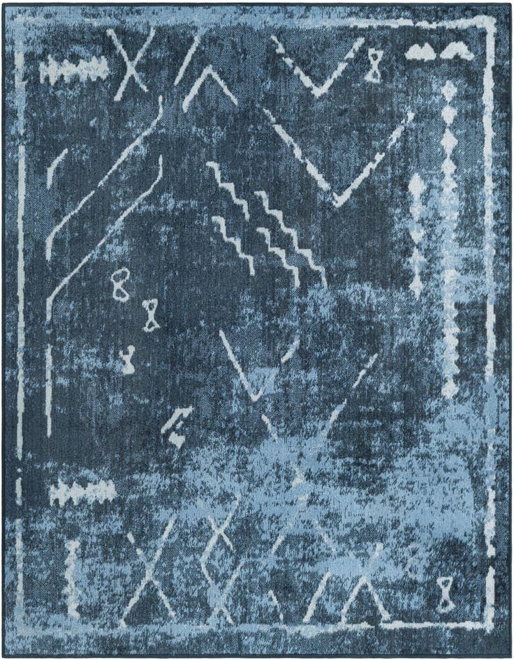 Detail image of 5' 3 x 5' 3 Kamala Washable Square Rug