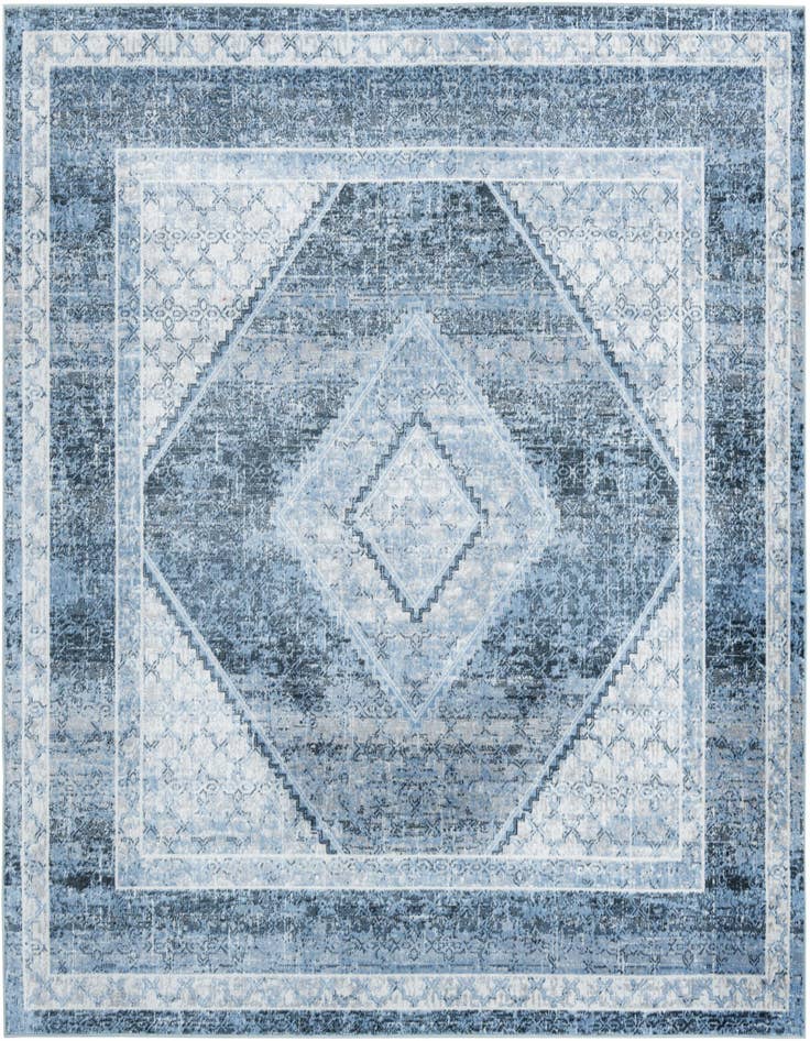 Detail image of 7' 10 x 7' 10 Kamala Washable Square Rug