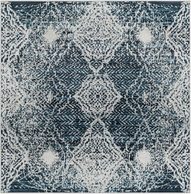 Detail image of 5' 3 x 5' 3 Kamala Washable Square Rug