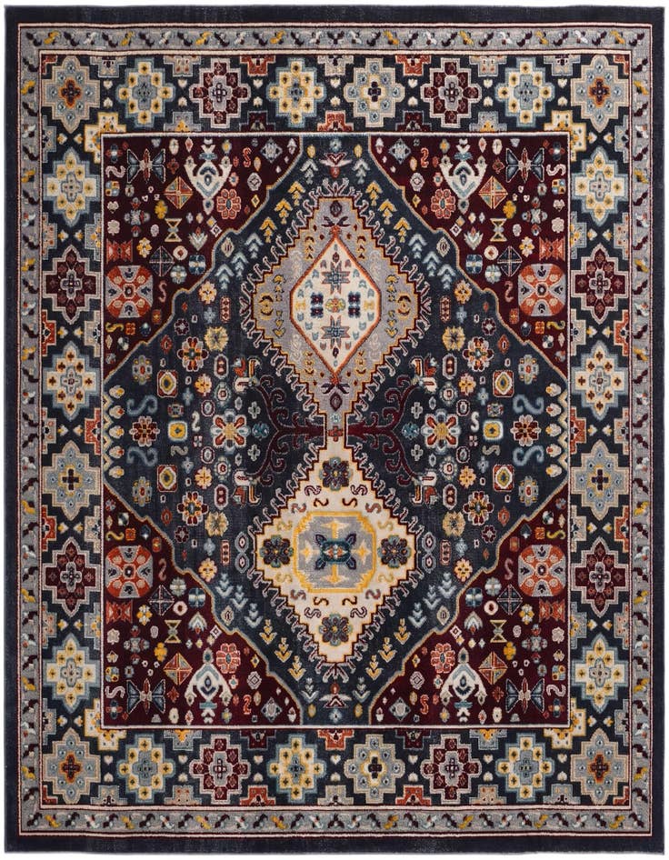 Detail image of 7' 10 x 7' 10 Kamala Washable Square Rug
