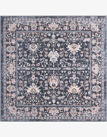 7' 10 x 7' 10 Kamala Washable Square Rug
