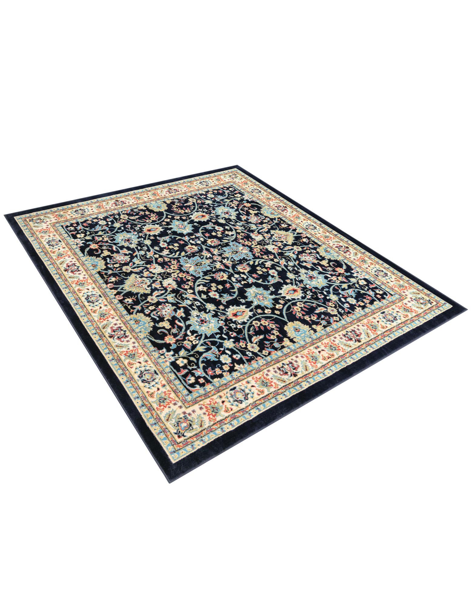 7' 10 x 7' 10 Kashan Design Square Rug