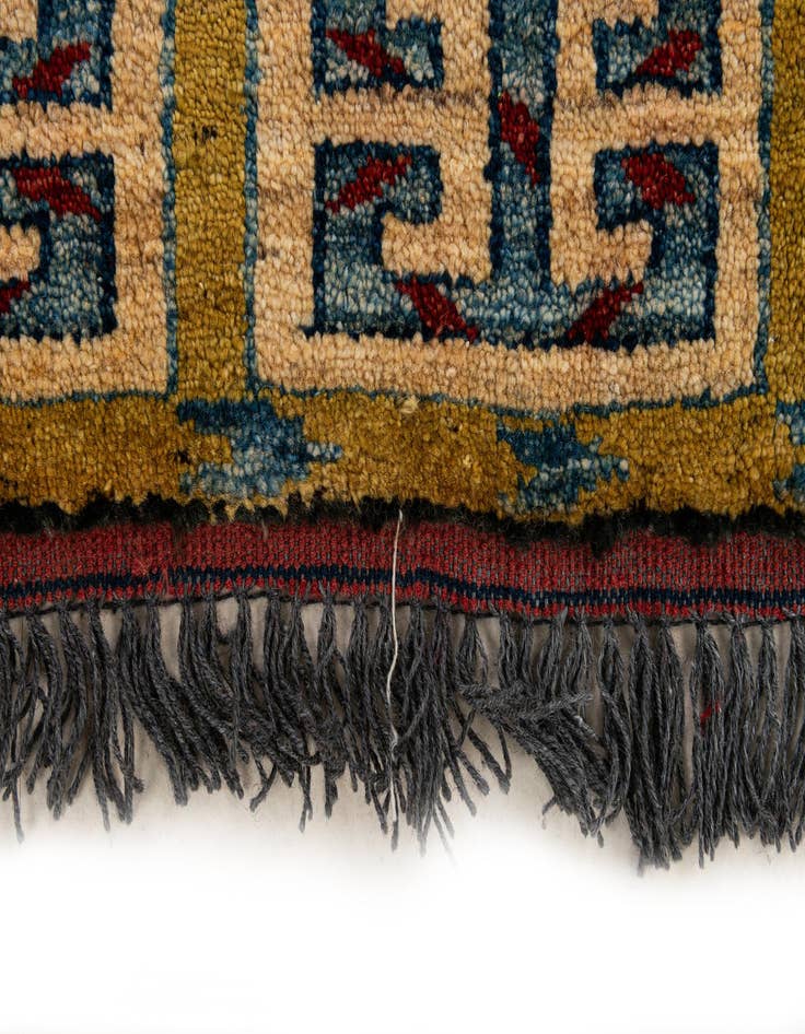 Detail image of 6' 6 x 6' 8  Hand Knotted Kazak Wool Square Rug