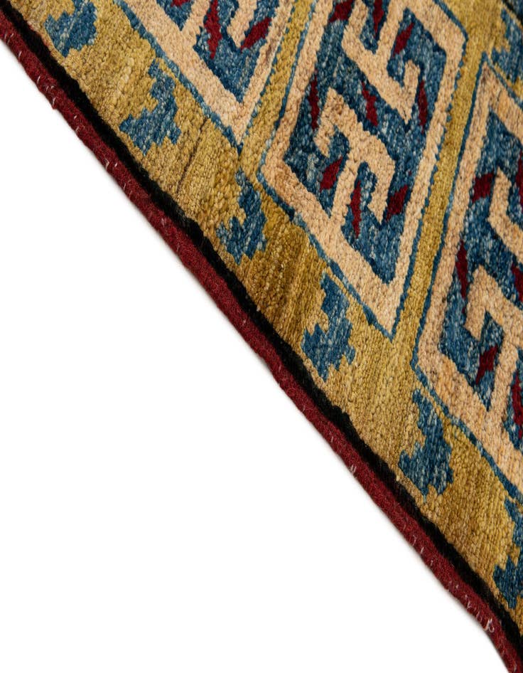 Detail image of 6' 6 x 6' 8  Hand Knotted Kazak Wool Square Rug