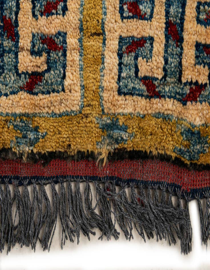 Detail image of 6' 6 x 6' 8  Hand Knotted Kazak Wool Square Rug