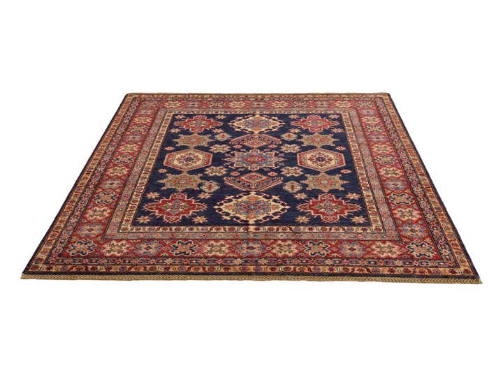 6' 1 x 6' 2 Hand Knotted Kazak Square Rug