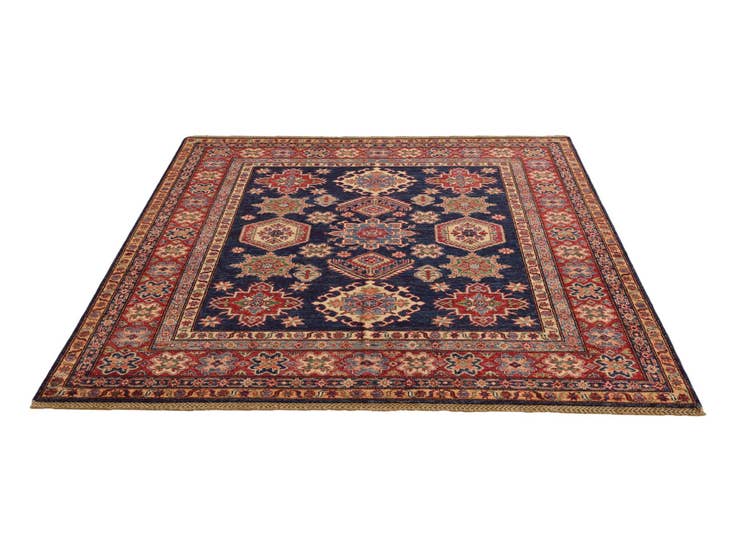 Detail image of 6' 1 x 6' 2 Hand Knotted Kazak Square Rug