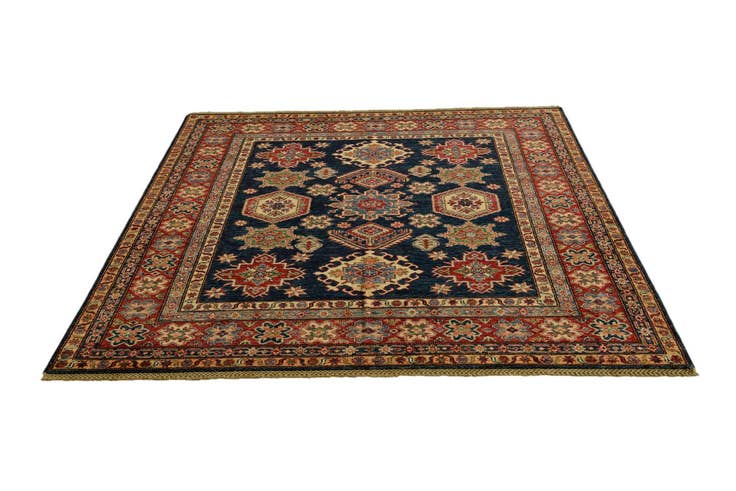 Detail image of 6' 1 x 6' 2 Hand Knotted Kazak Square Rug