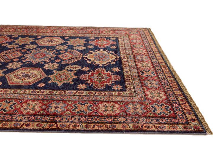 6' 1 x 6' 2 Hand Knotted Kazak Square Rug