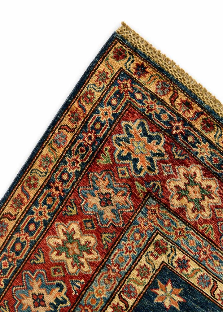 6' 1 x 6' 2 Hand Knotted Kazak Square Rug
