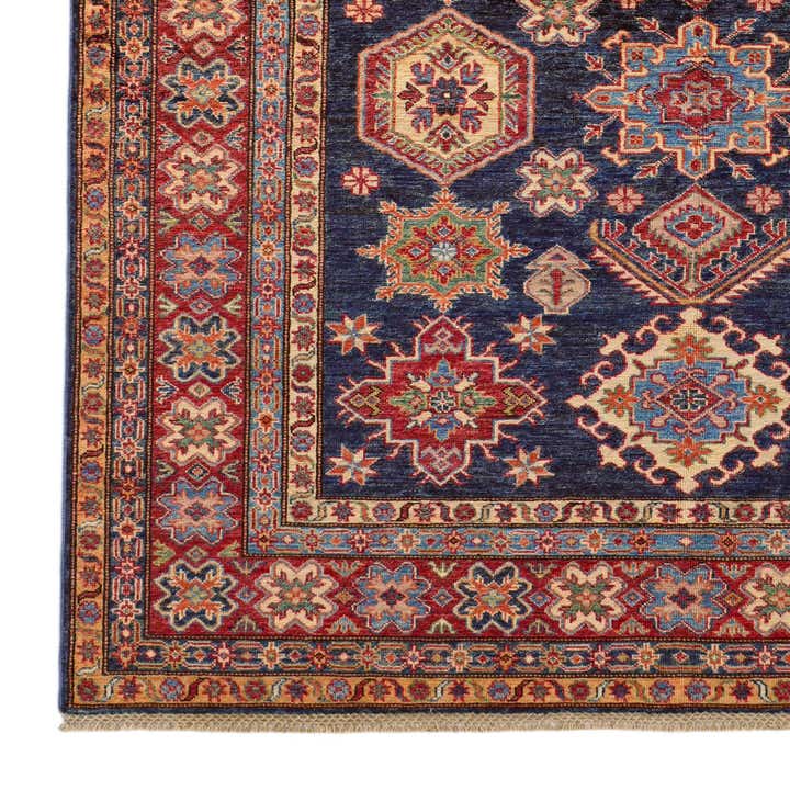 6' 1 x 6' 2 Hand Knotted Kazak Square Rug