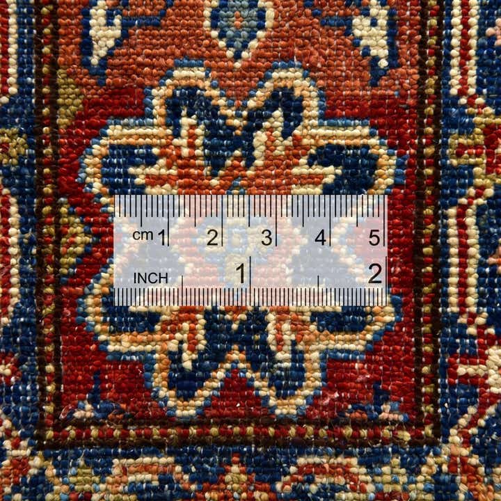 6' 1 x 6' 2 Hand Knotted Kazak Square Rug