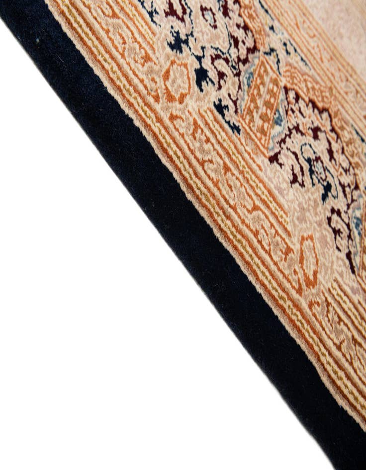 Detail image of 8' 2 x 8' 2 Hand Knotted Kerman Wool Square Rug
