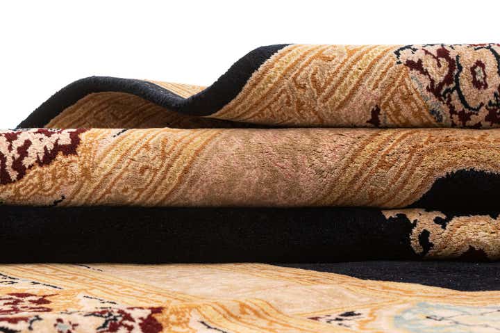 7' 10 x 8' 2 Kerman Wool Square Rug