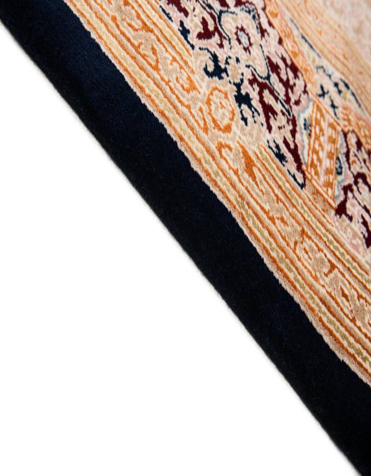 Detail image of 8' 4 x 8' 4 Hand Knotted Kerman Wool Square Rug