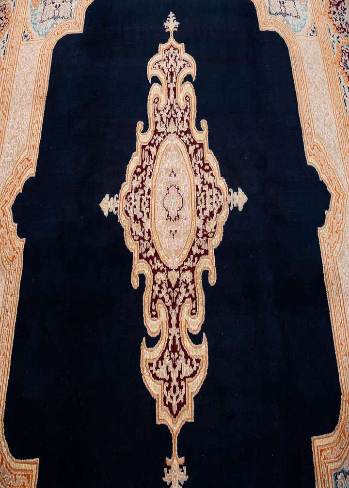 8' 4 x 8' 4 Hand Knotted Kerman Wool Square Rug