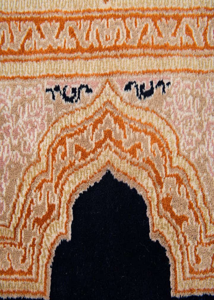 8' 4 x 8' 4 Hand Knotted Kerman Wool Square Rug