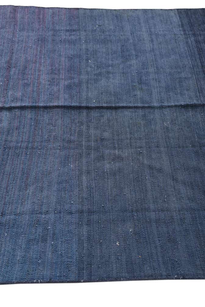4' 3 x 4' 6 Hand Woven Kilim Modern Wool Square Rug