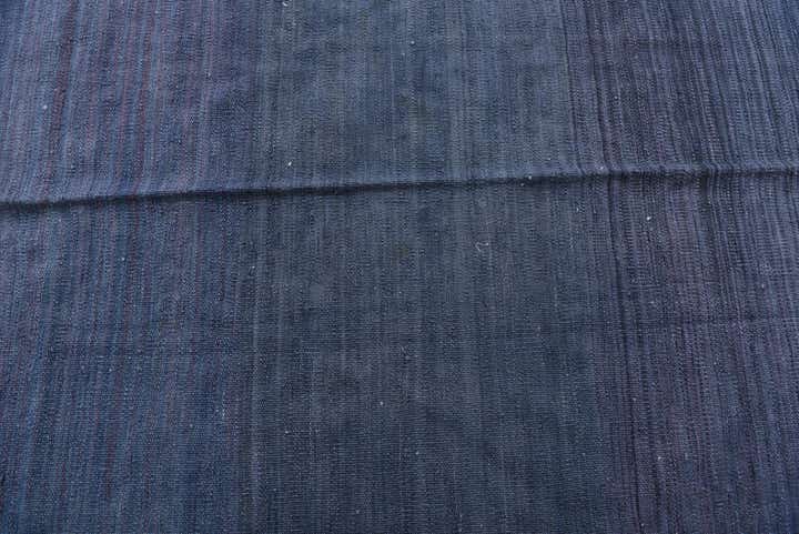 4' 3 x 4' 6 Hand Woven Kilim Modern Wool Square Rug