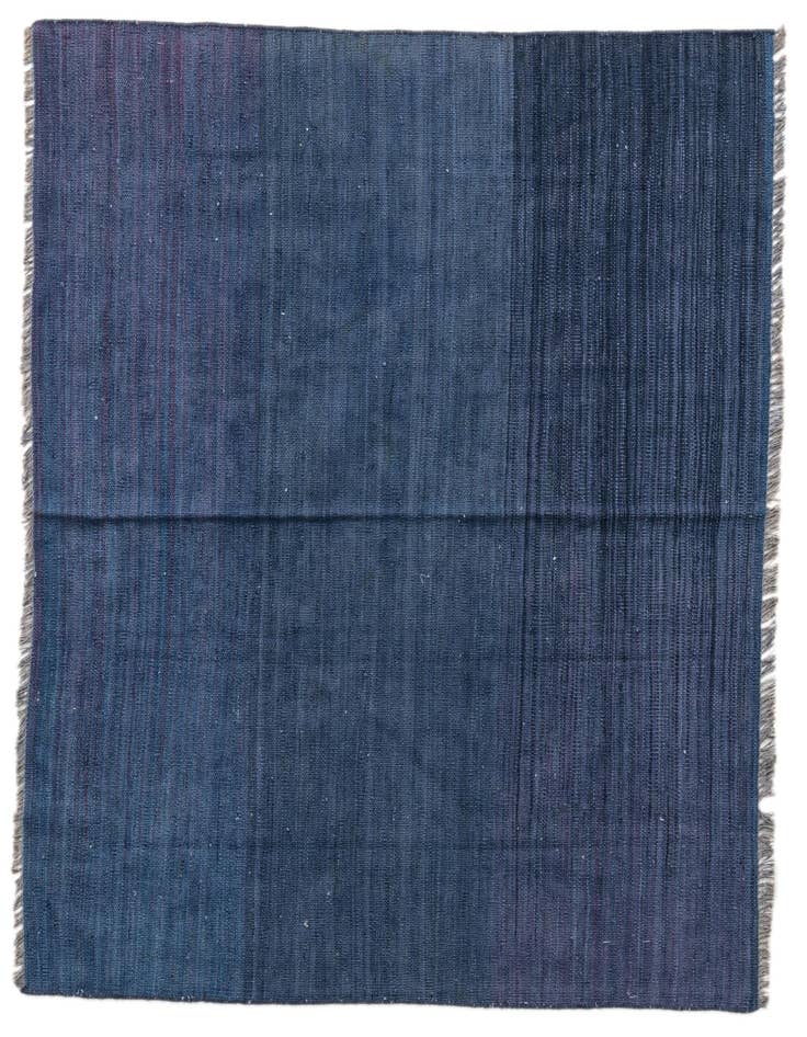 Detail image of 4' 3 x 4' 6 Hand Woven Kilim Modern Wool Square Rug