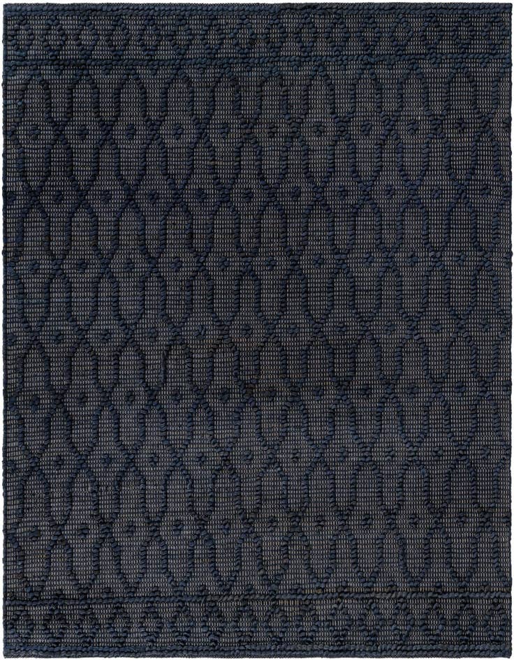 Detail image of 5' 3 x 5' 3 Hand Woven Larsa Jute Square Rug