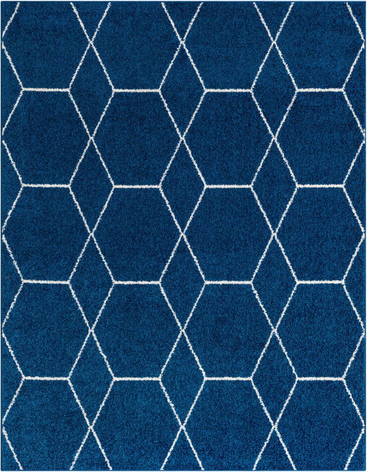 Detail image of 6' x 6' Lattice Frieze Square Rug