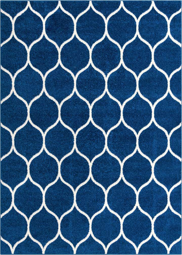 4' x 4' Lattice Frieze Square Rug