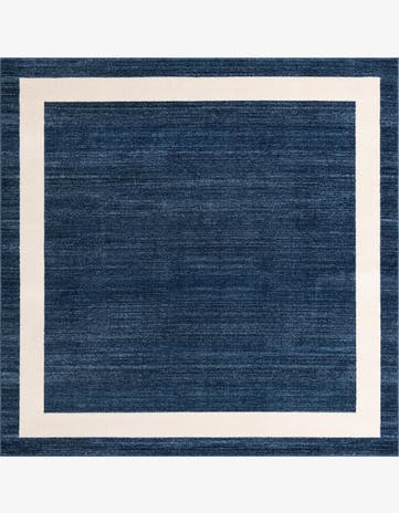 Navy Blue Loft Square Rug