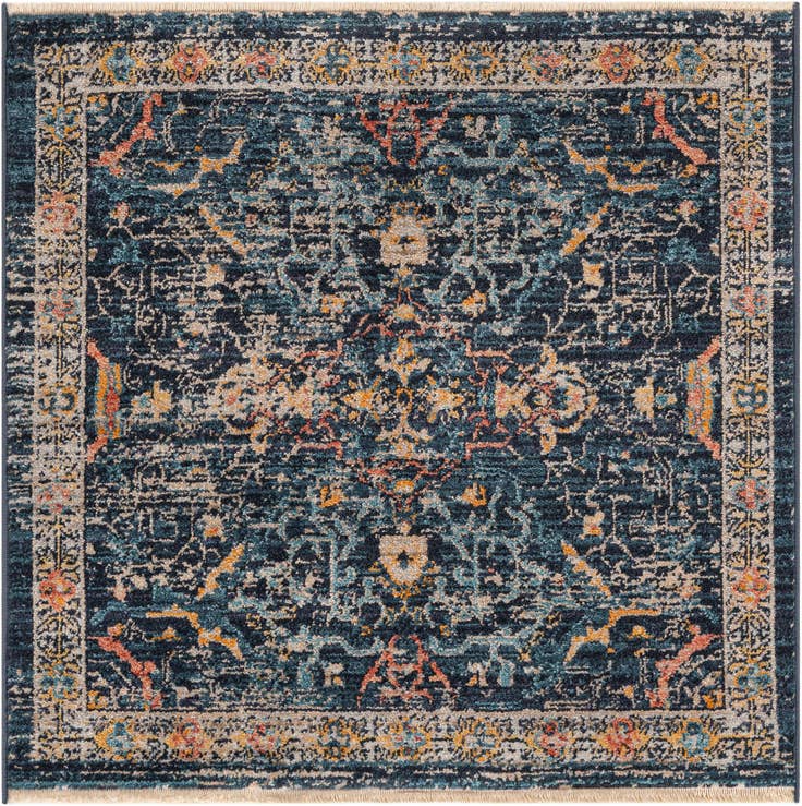 Detail image of 3' 3 x 3' 3 Lola Square Rug