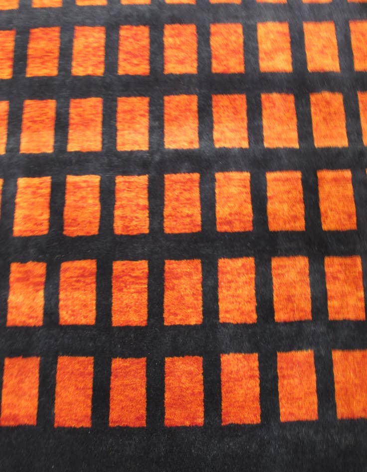 Detail image of 8' 2 x 8' 4 Hand Knotted Loribaft Gabbeh Oriental Wool Square Rug