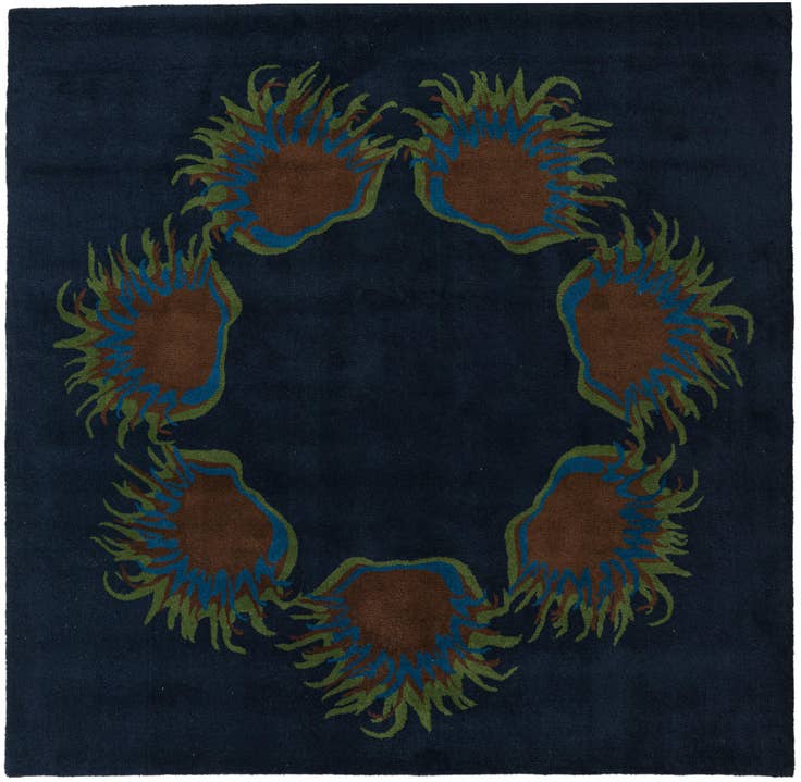 Detail image of 7' 6 x 7' 6 Luna Square Rug