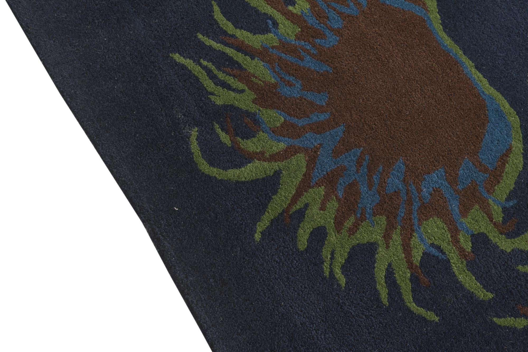 Navy Blue 7' 7 x 7' 7 Luna Square Rug | Rugs.com