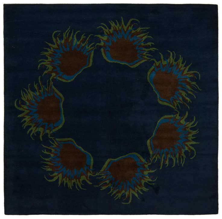 Detail image of 7' 6 x 7' 7 Luna Square Rug