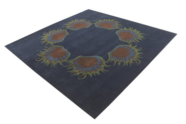 Detail image of 7' 6 x 7' 7 Luna Wool Square Rug