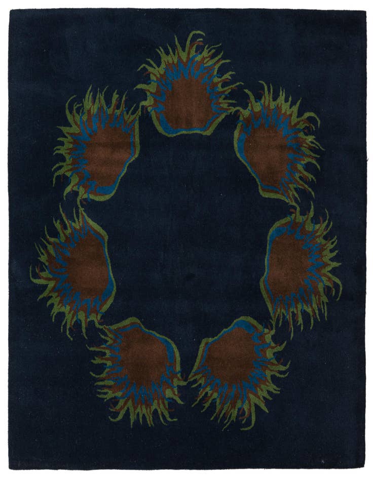 Detail image of 7' 6 x 7' 7 Luna Wool Square Rug