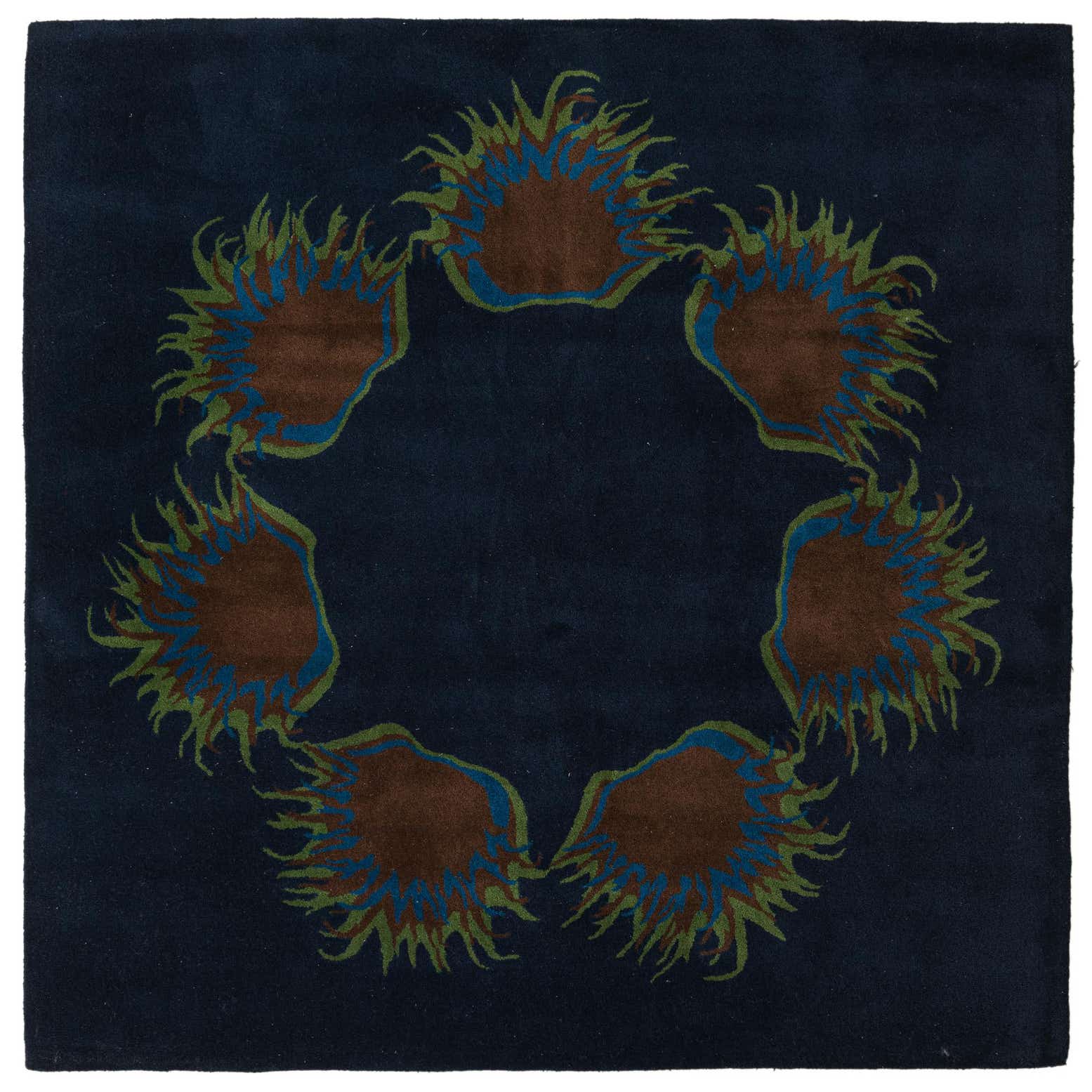 7' 6 x 7' 7 Luna Wool Square Rug