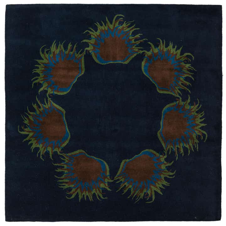 7' 6 x 7' 7 Luna Wool Square Rug