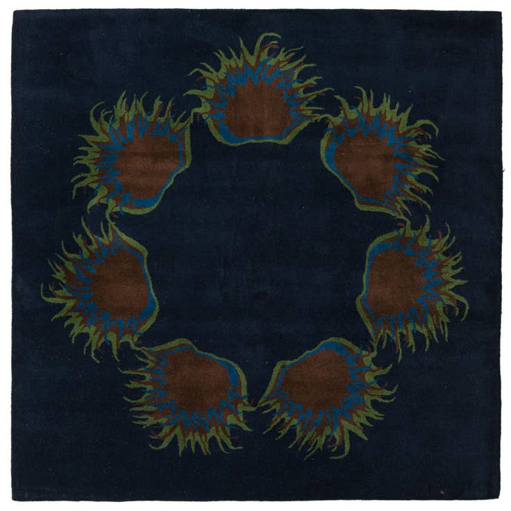 Detail image of 7' 6 x 7' 7 Luna Wool Square Rug