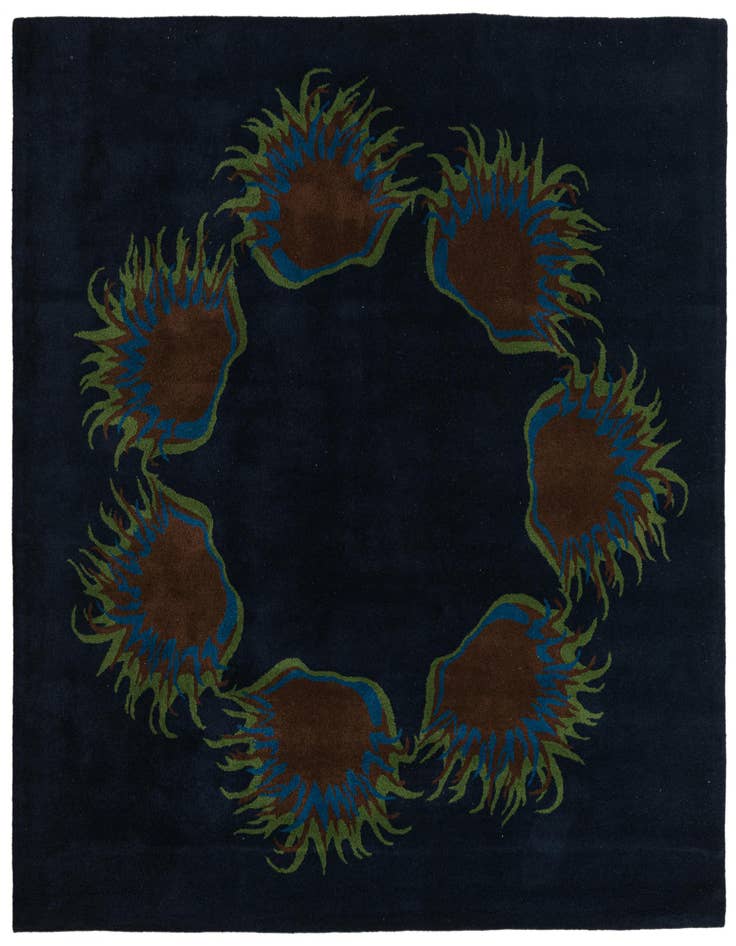 Detail image of 7' 6 x 7' 7 Luna Wool Square Rug