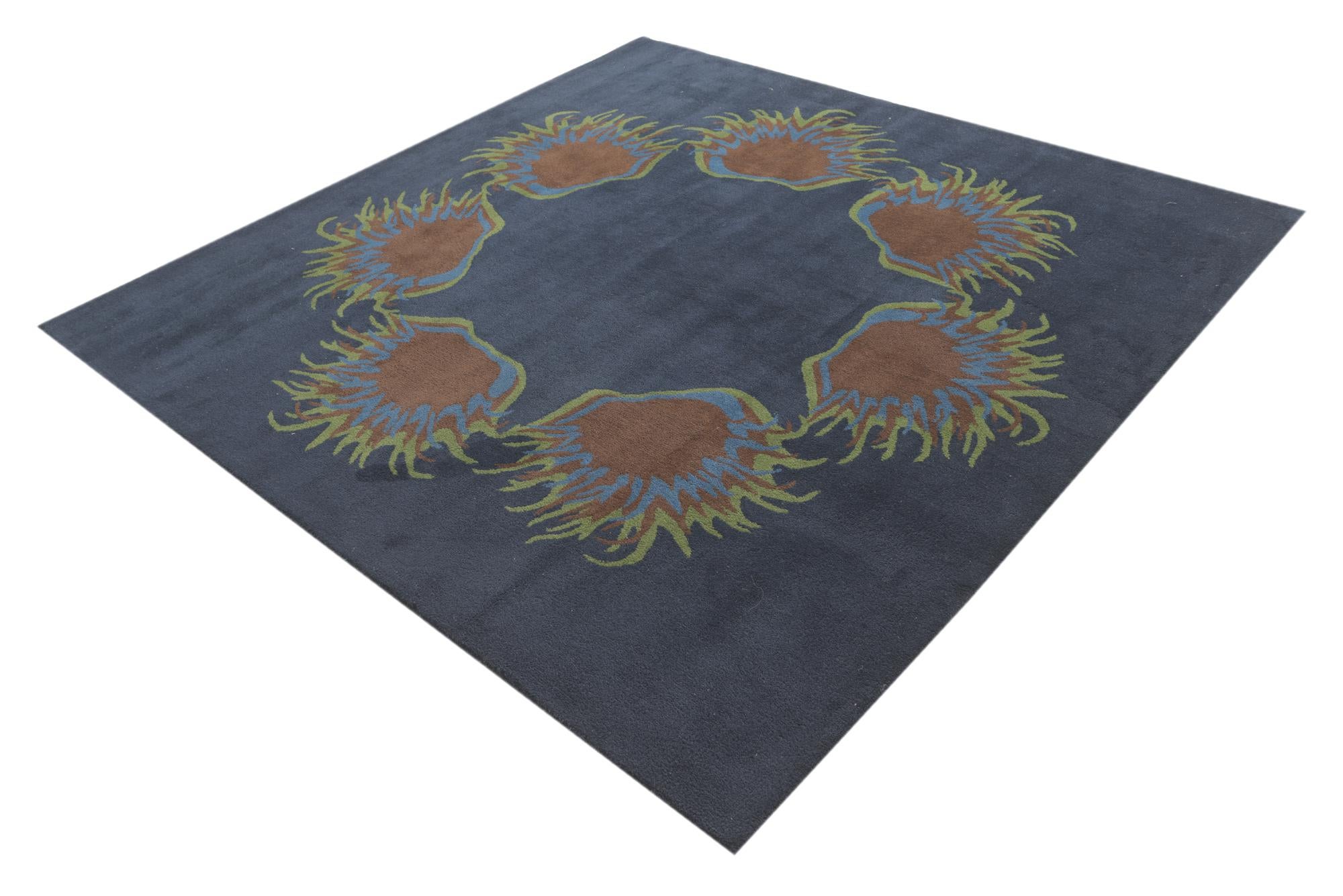 7' 5 x 7' 6 Luna Wool Square Rug