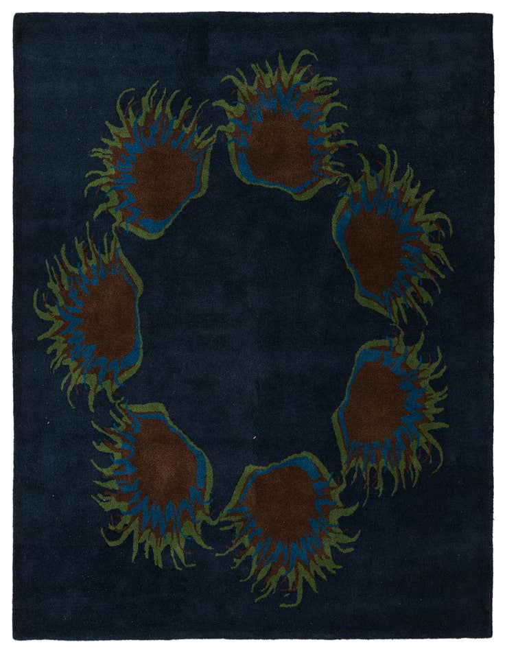 Detail image of 7' 5 x 7' 6 Luna Wool Square Rug