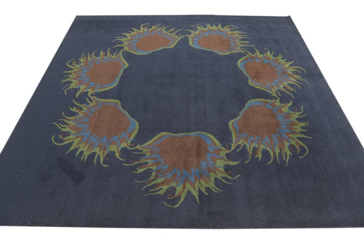 Detail image of 7' 6 x 7' 6 Luna Wool Square Rug