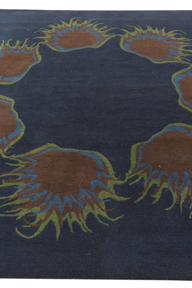 Detail image of 7' 6 x 7' 6 Luna Wool Square Rug