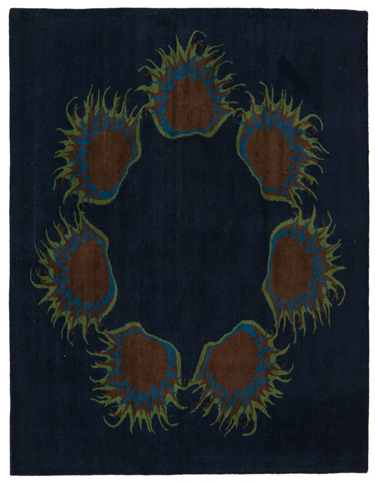 Detail image of 7' 6 x 7' 6 Luna Wool Square Rug