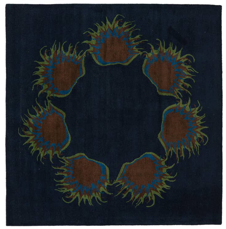 Detail image of 7' 6 x 7' 6 Luna Wool Square Rug