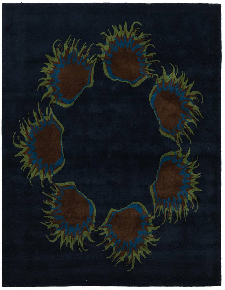 Detail image of 7' 5 x 7' 7 Luna Wool Square Rug