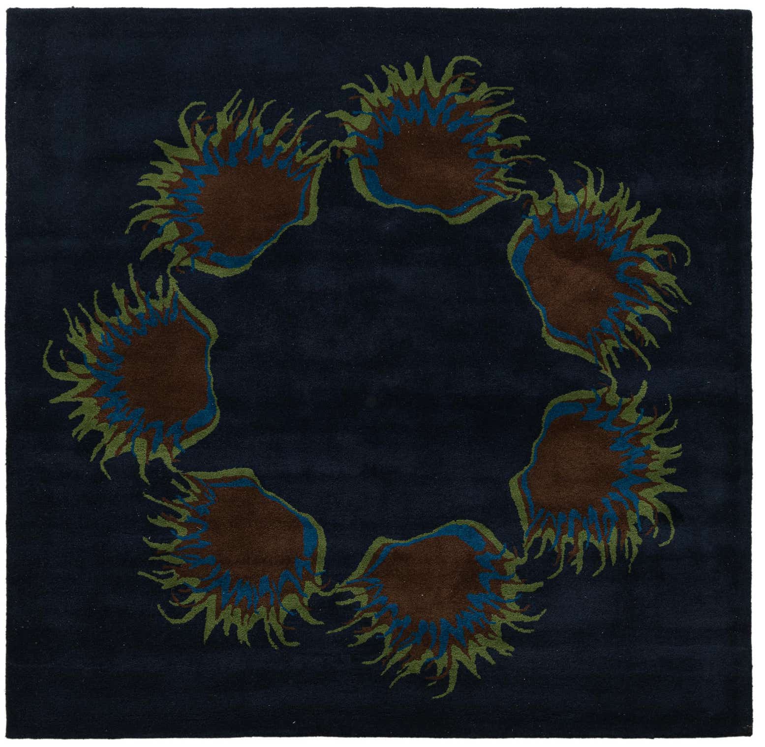 7' 5 x 7' 7 Luna Wool Square Rug