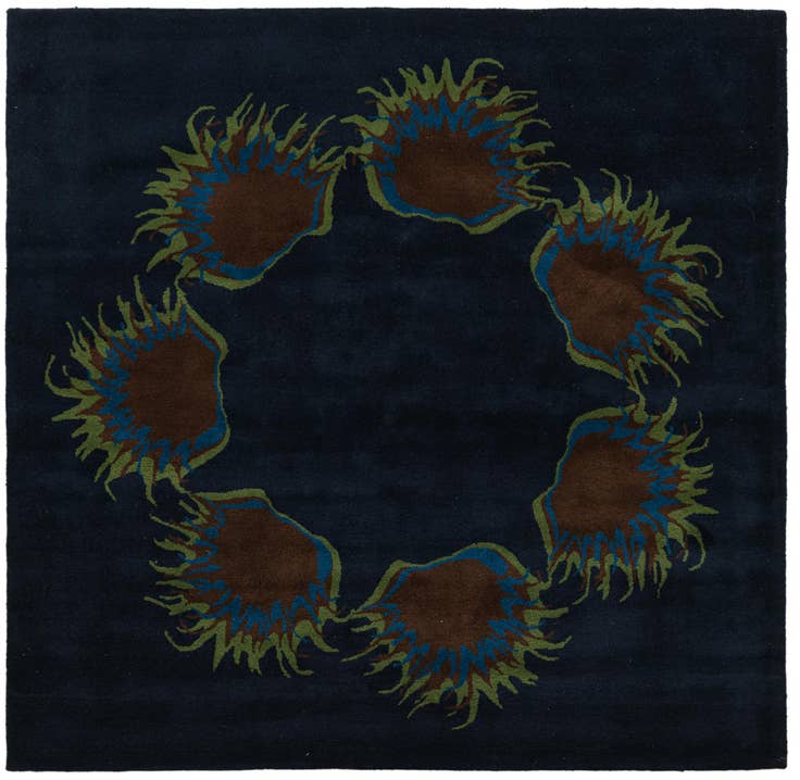 Detail image of 7' 5 x 7' 7 Luna Wool Square Rug
