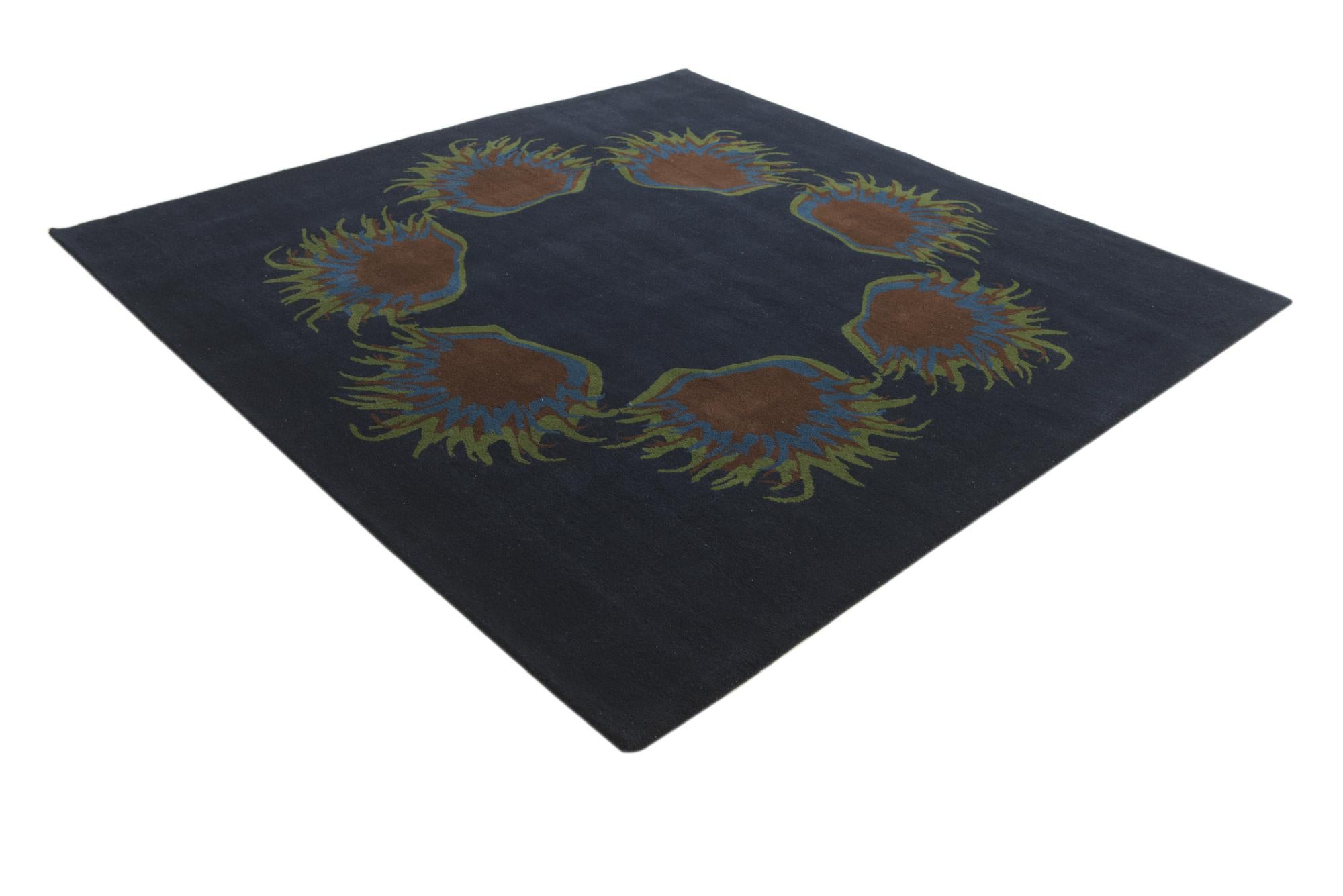 7' 6 x 7' 7 Luna Wool Square Rug
