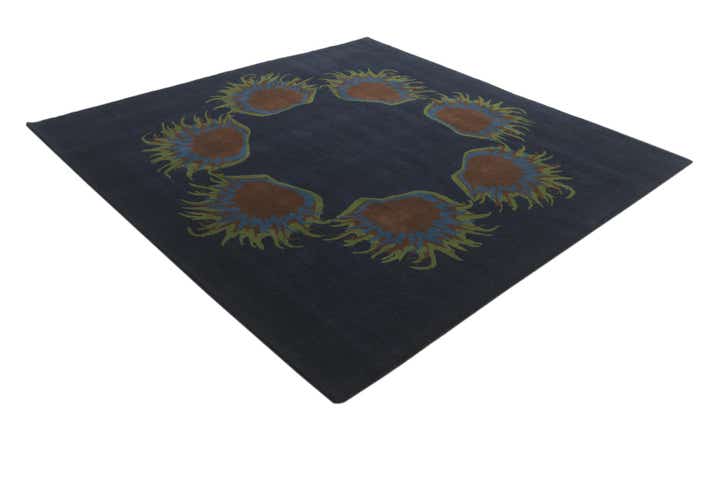 7' 6 x 7' 7 Luna Wool Square Rug